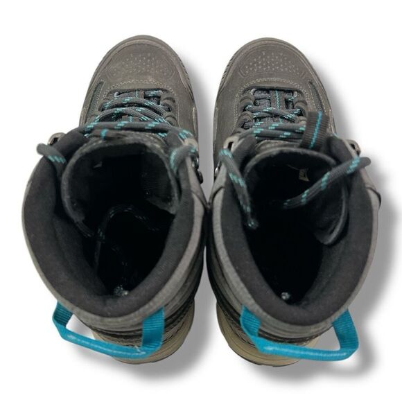 Vasque Hiking Boot Gray Blue Trail Outdoor Gorpcore Youth Size 5 - Picture 4 of 8